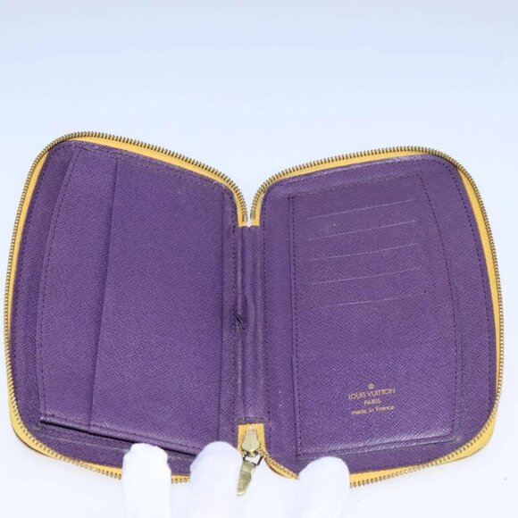 LOUIS VUITTON Epi Agenda Geode Travel Case Yellow M63879 LV Auth 107914 - Picture 14 of 16